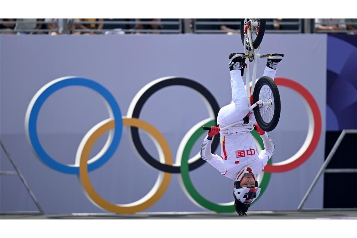 Nein, das Foto steht nicht auf dem Kopf! Beim BMX-Freestyle ändert sich bloß manchmal die Perspektive.