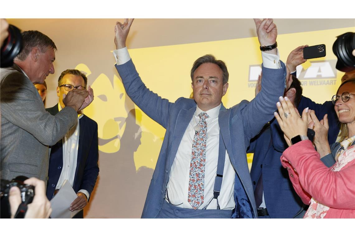 Neuer Regierungschef Belgiens wird der N-VA-Vorsitzende Bart De Wever. (Archivbild)