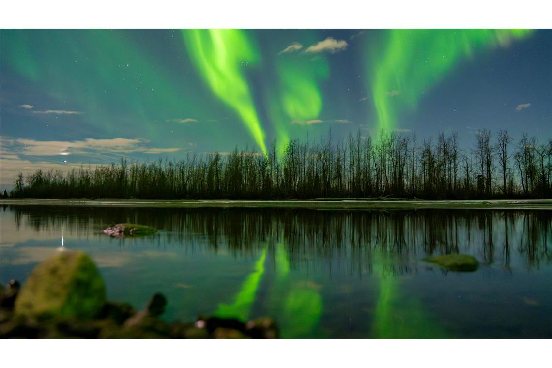 Nordlichter über Alaska.