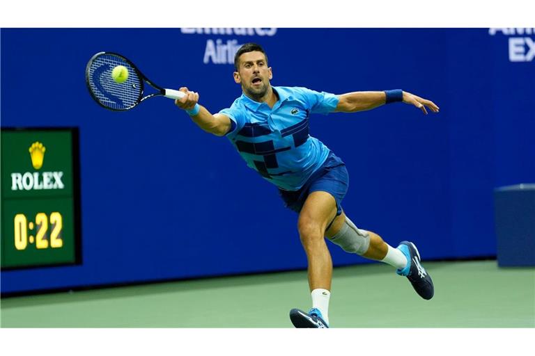 Novak Djokovic gelingt ein lockerer Auftaktsieg bei den US Open.