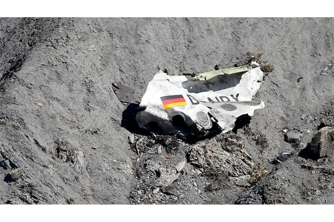 Nur noch Trümmer blieben von einem Germanwings-Flug nach Düsseldorf. (Archivbild)