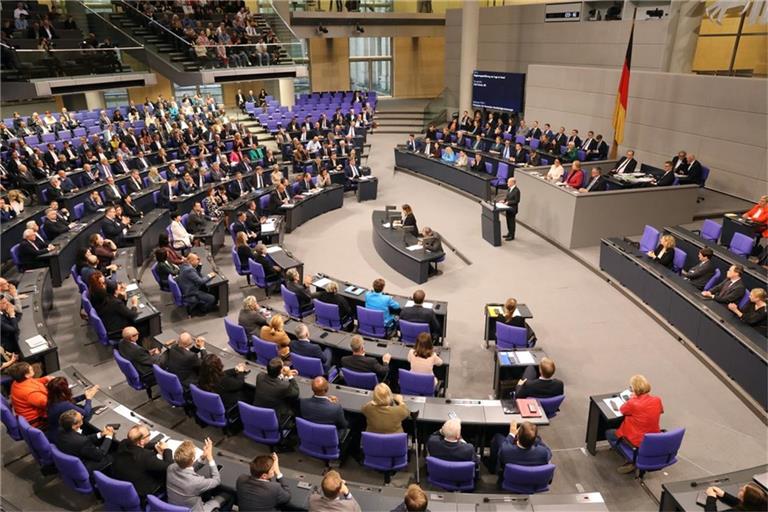 Olaf Scholz im Deutschen Bundestag, Oktober 2023. (Symbolbild)