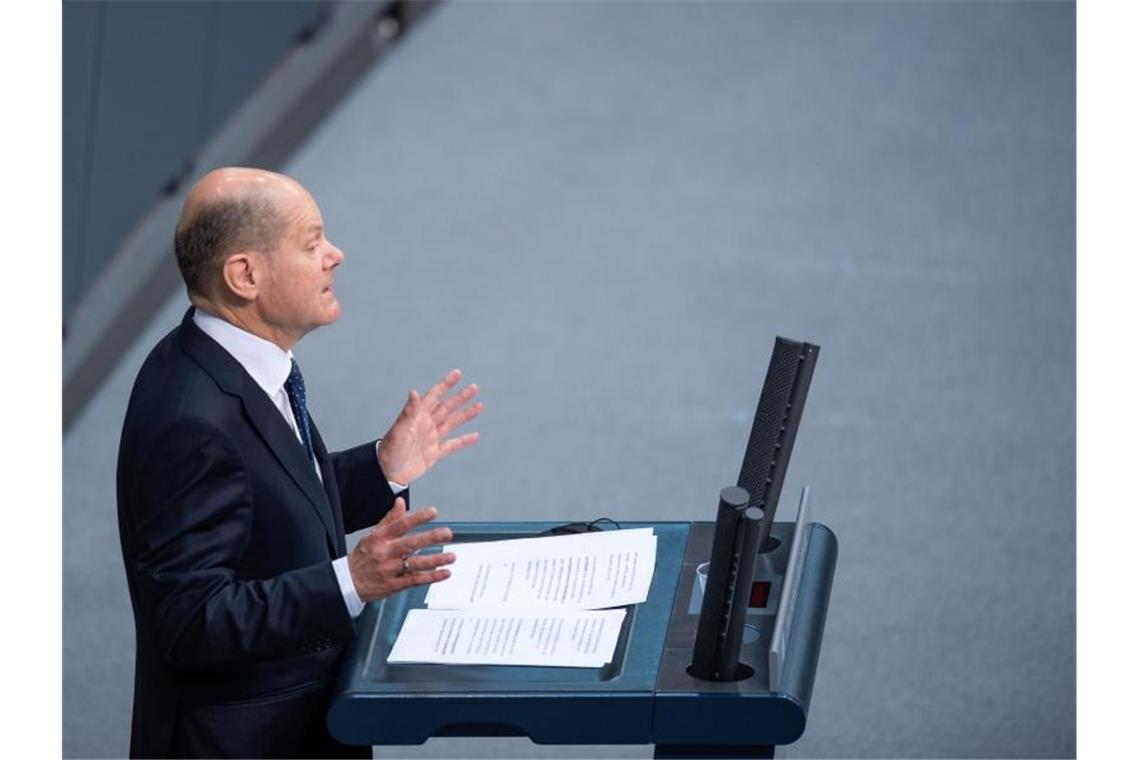Olaf Scholz: Union eher in Opposition als im Kanzleramt Olaf Scholz (SPD), Bundesfinanzminister. Foto: Christophe Gateau/dpa