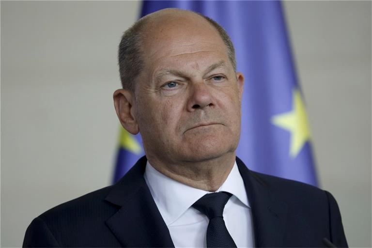 Olaf Scholz stellt sich den Fragen der jungen Reporter und Reporterinnen.