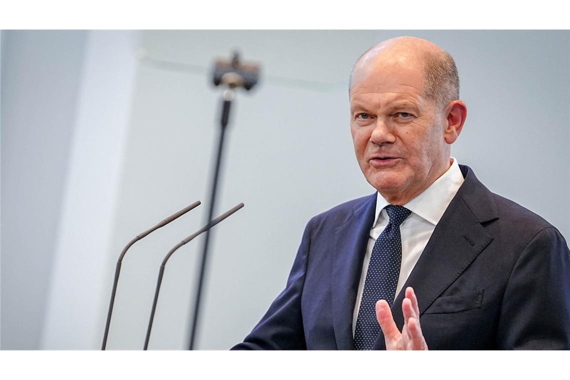 Olaf Scholz war bei einem Unternehmertag des Außenhandelsverbandes BGA in Berlin zu Gast. (Archivbild)