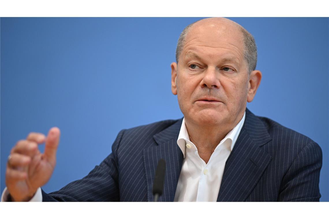 Olaf Scholz will auch in Zukunft  strikte Kontrollen an den deutschen Grenzen. (Archivbild)