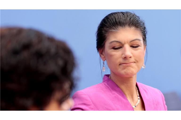 Parteigründerin Sahra Wagenknecht wollte in Karlsruhe eine Neuauszählung der Bundestagswahl erreichen. (Archivbild)