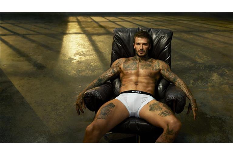 Partnerschaft mit Schlüpfer: David Beckham und Hugo Boss gehen für einige Jahre gemeinsame Wege, auch mit einer Boss-Unterwäschekollektion.