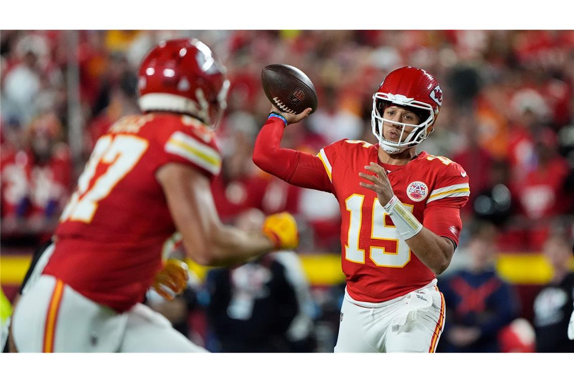 Patrick Mahomes und Travis Kelce haben bereits drei Super Bowls zusammen gewonnen.