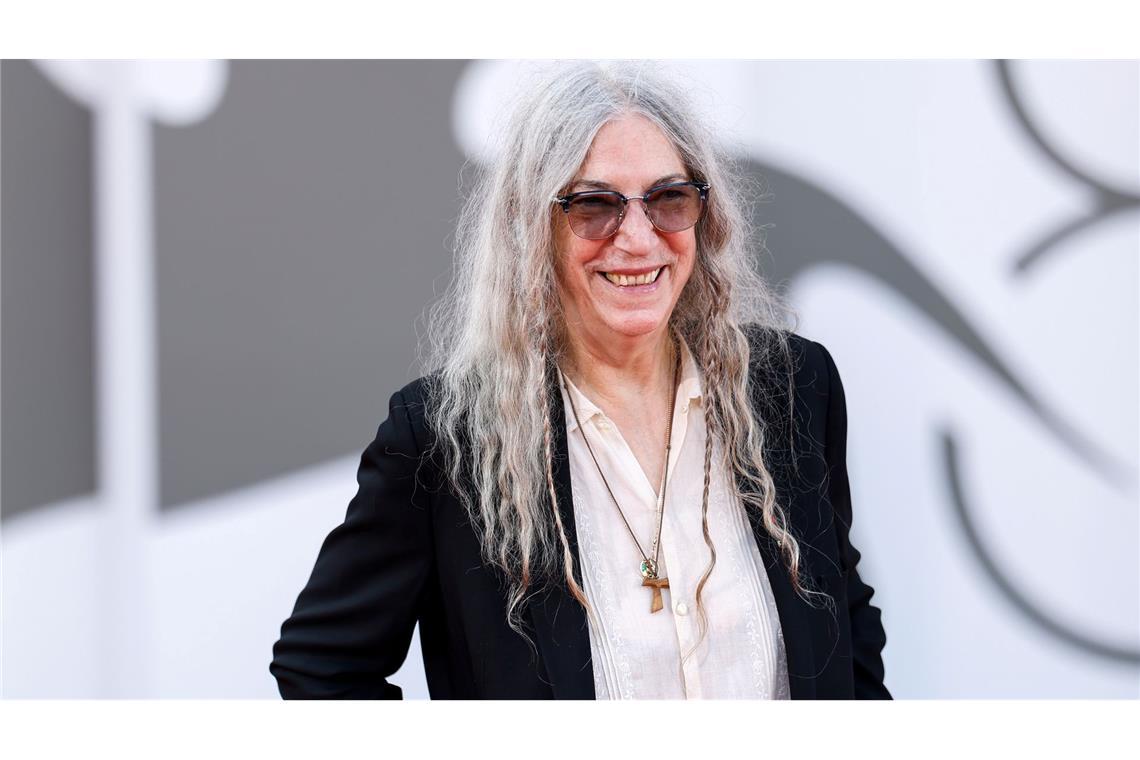 Patti Smith wurde am roten Teppich begeistert empfangen.