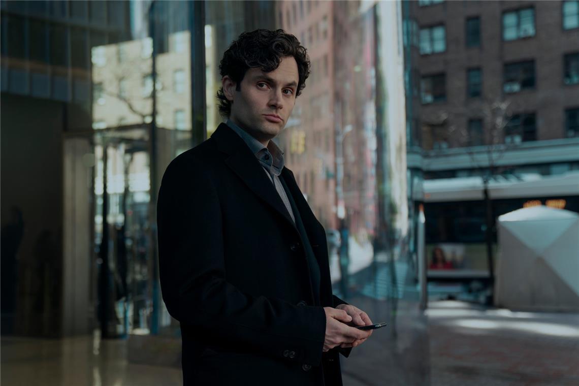 Penn Badgley als „Joe Goldberg“ in der 5. Staffel von „You – Du wirst mich lieben“.