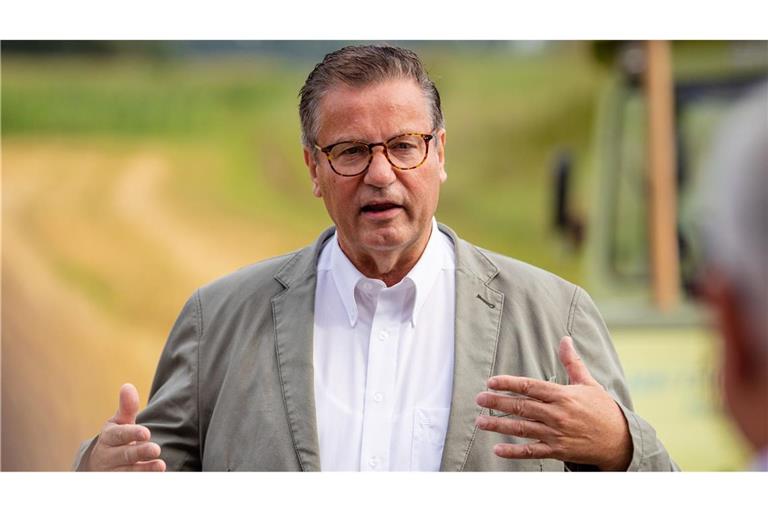 Peter Hauk (CDU), Minister für Ernährung, Ländlichen Raum und Verbraucherschutz in Baden-Württemberg, setzt auf regionale und nachhaltige Produkte (Archivfoto).