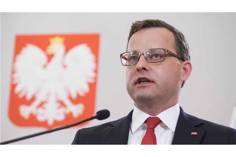 Polens früherer Vize-Justizminister Marcin Romanowski wird wegen Korruptionsverdachts gesucht. (Archivbild)