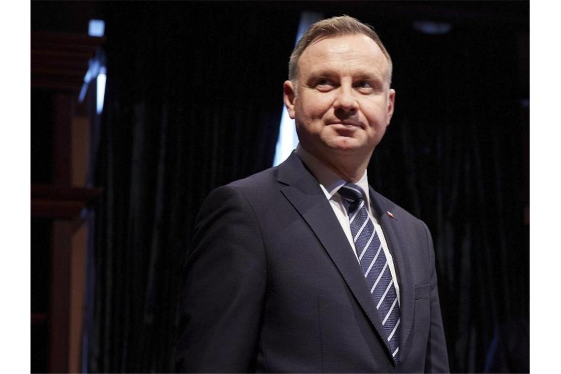 Präsident Duda legt Veto gegen Rundfunkgesetz ein Polens Präsident Andrzej Duda. Foto: Ukrainian Presidential Press Office/AP/dpa/Archiv
