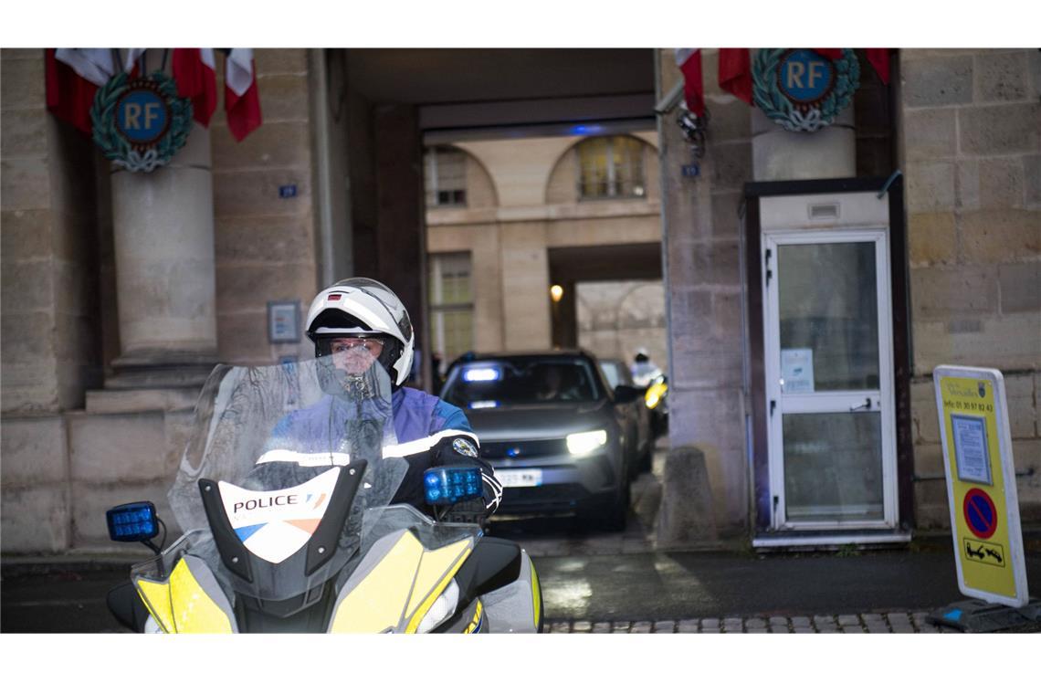 Polizei in Paris.