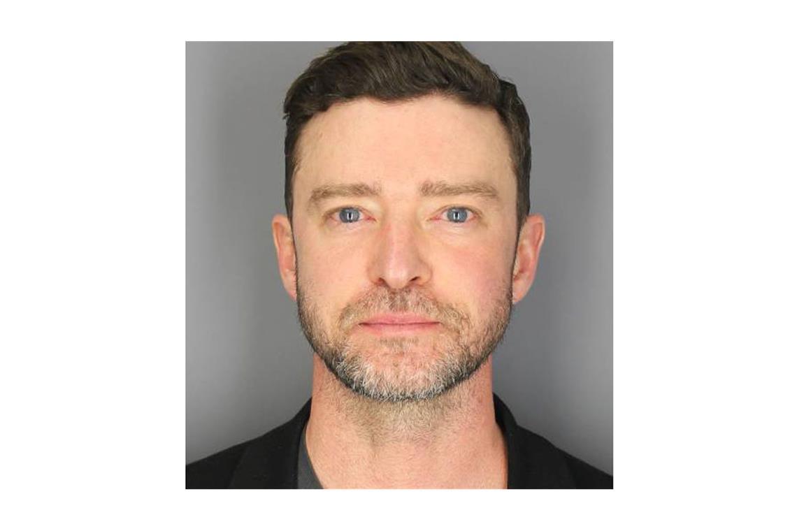 Polizeifoto von Timberlake