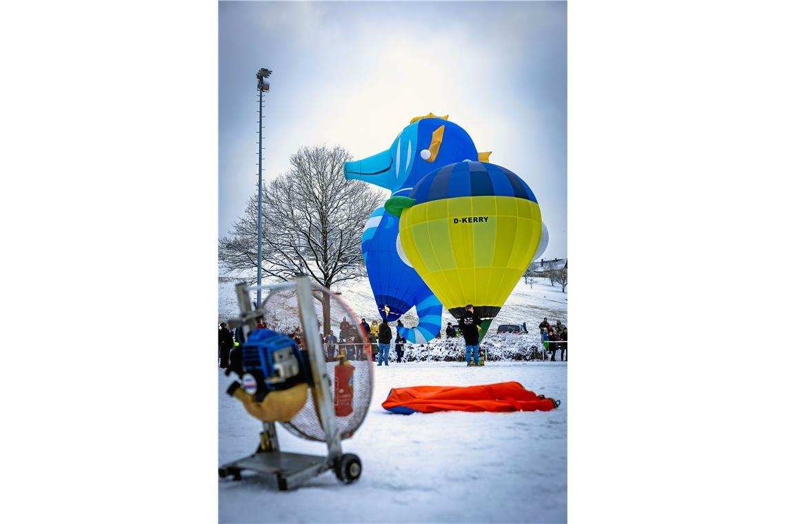 Präsentation besonderer Ballonformen und –figuren