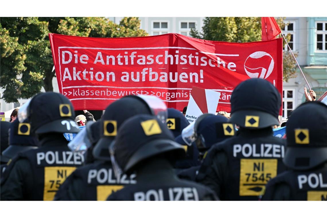 Protest gegen die AfD auf Thüringens Straßen