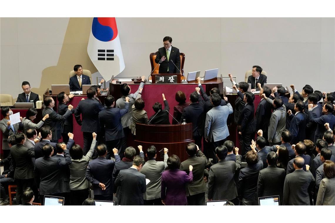 Proteste der PPP: Chaos bei Amtsenthebungsverfahren in Südkorea