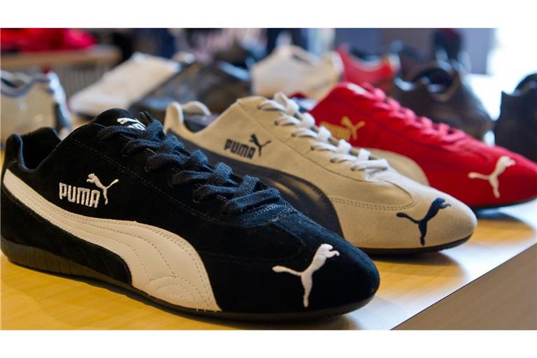 Puma hinkt hinter seinem Lokalrivalen Adidas her.