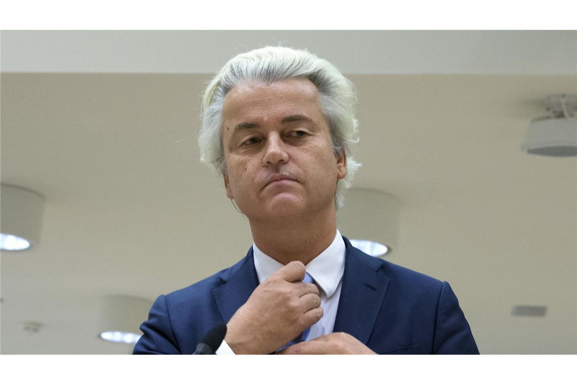 Rechtspopulits Geert Wilders