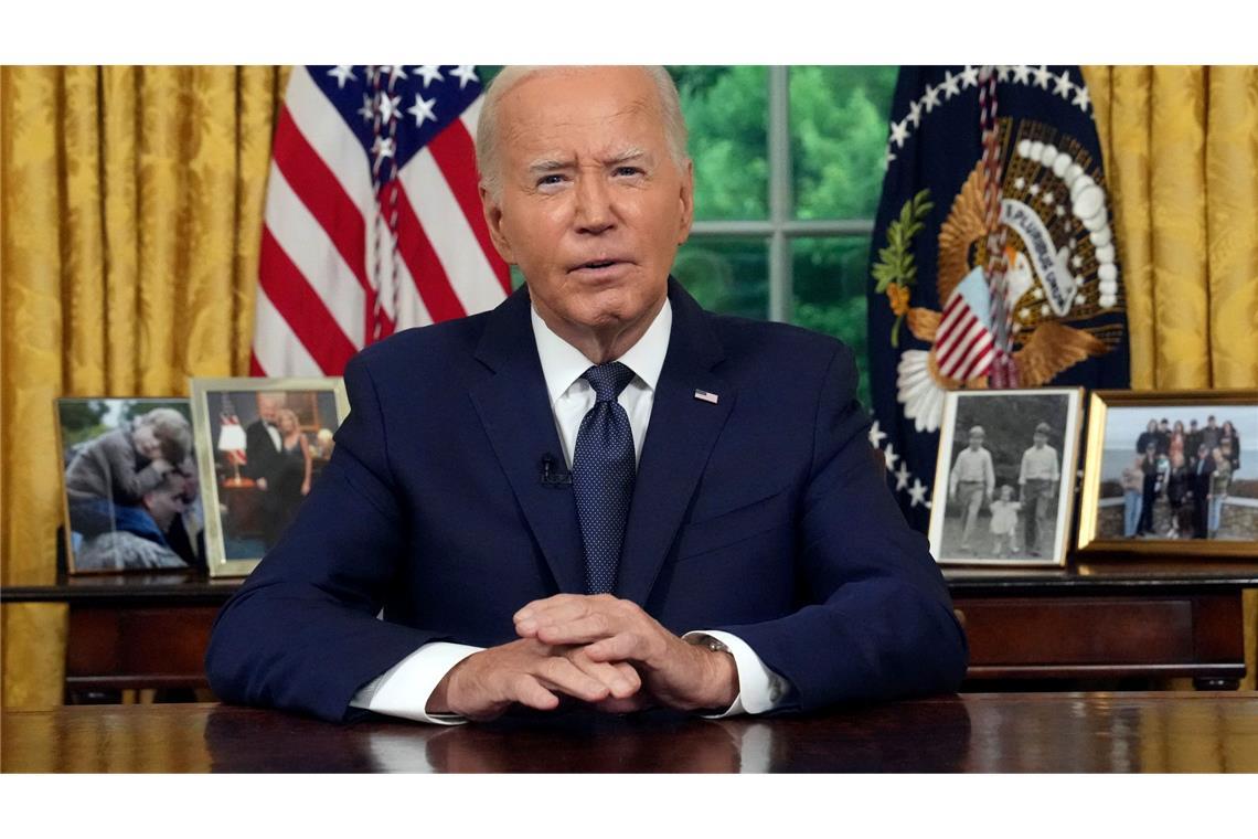 Rede an die Nation: US-Präsident Joe Biden spricht nach dem Attentat auf Trump.