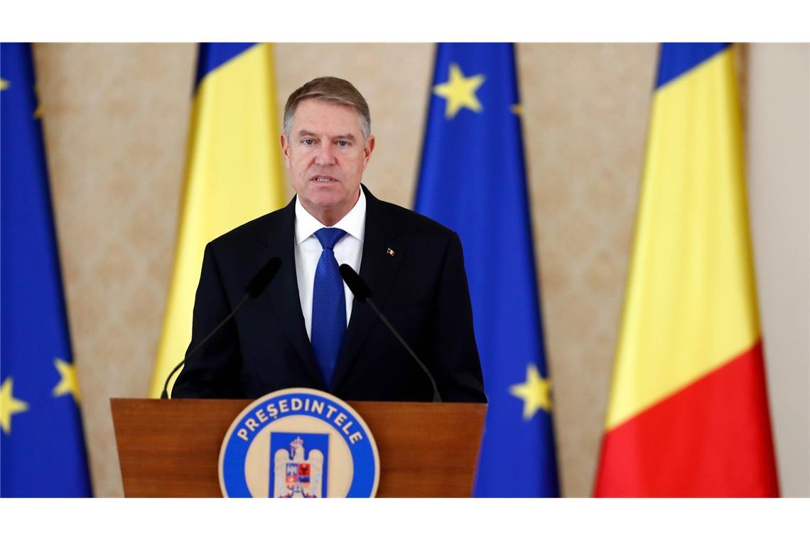 Rumäniens Präsident Klaus Iohannis.