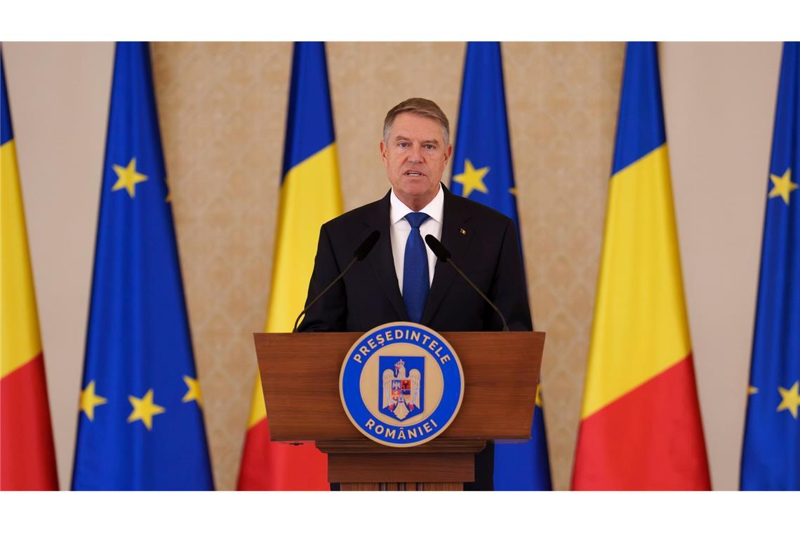 Rumäniens Staatspräsident Klaus Iohannis ist zurückgetreten