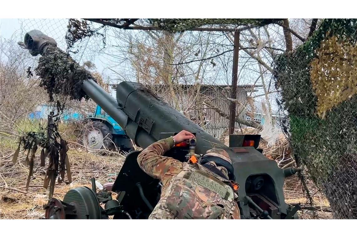 Russische Soldaten versuchen ukrainische Truppen aus der Region Kursk zu verdrängen. (Archivbild)