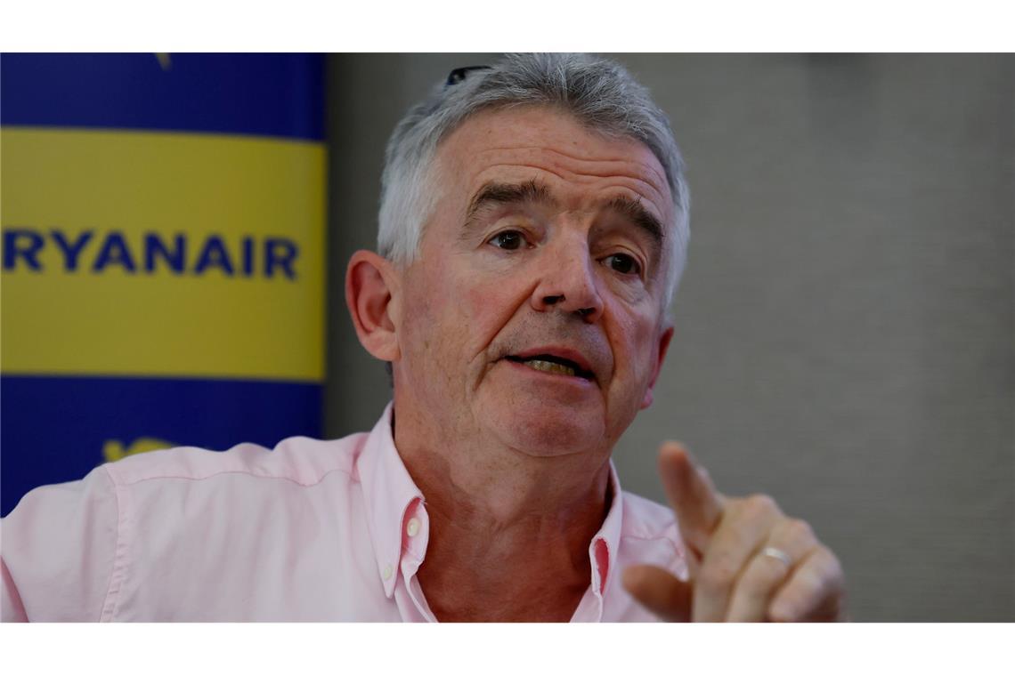 Ryanair-Chef O'Leary fordert ein Getränkelimit für Passagiere vor dem Flug. (Archivbild)