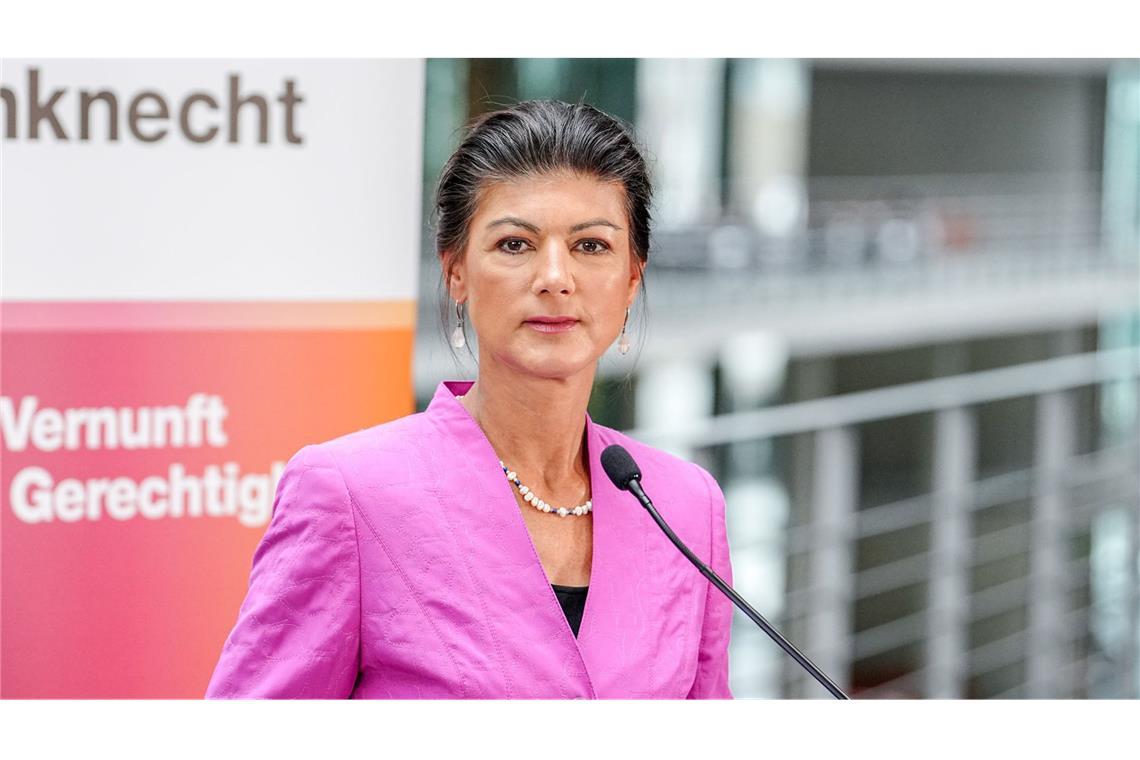 Sahra Wagenknecht (BSW) ist die Gründerin der nach ihr benannten Partei. (Archivbild)