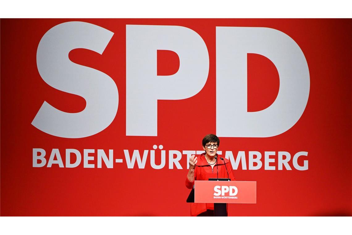 Saskia Esken, Bundesvorsitzende der SPD, kritisierte Lindner massiv auf dem Landesparteitag.