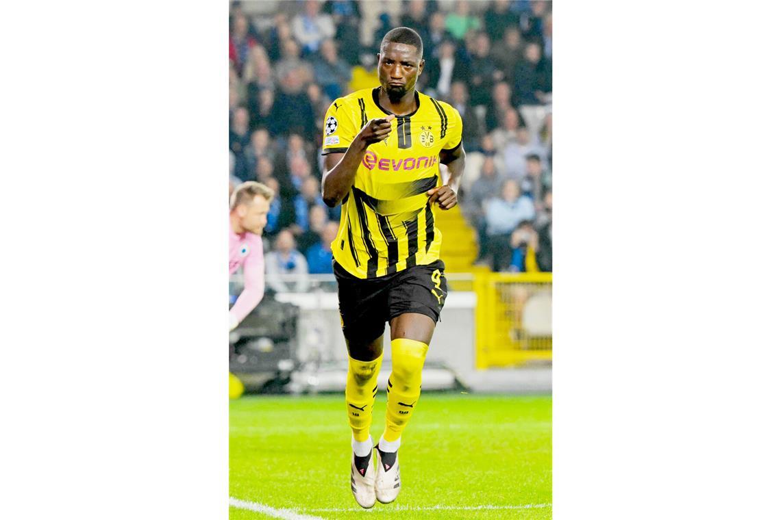 Scheint beim BVB angekommen zu sein: Serhou Guirassy
         
           Foto: AFP/Nicolas Tucat