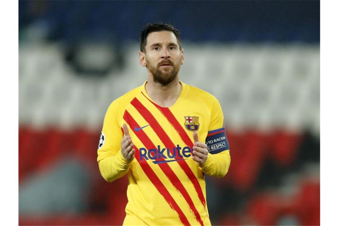 Pleite paradox: Barça nach K.o. mit neuem Optimismus Schied mit dem FC Barcelona in der Champions League aus: Lionel Messi. Foto: Christophe Ena/AP/dpa