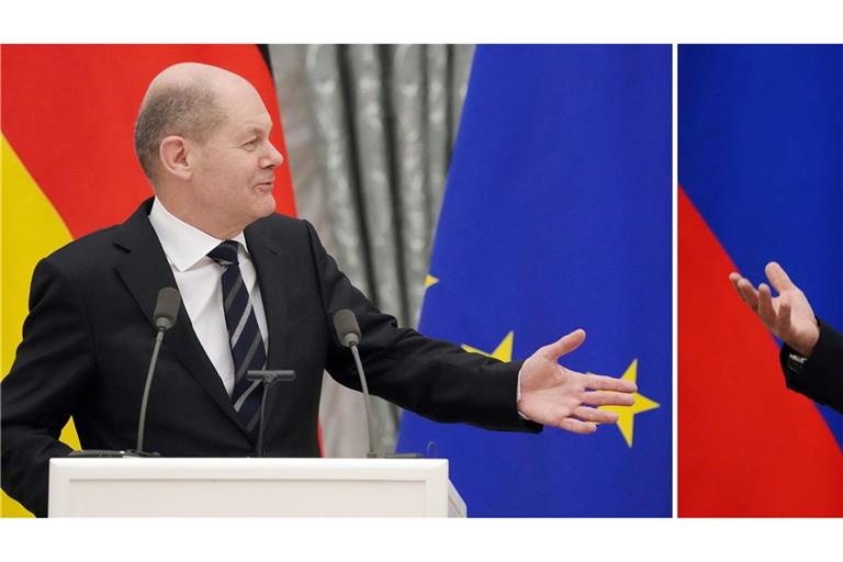 Scholz und Putin telefonierten das erste Mal seit fast zwei Jahren wieder miteinander. (Archivbild)