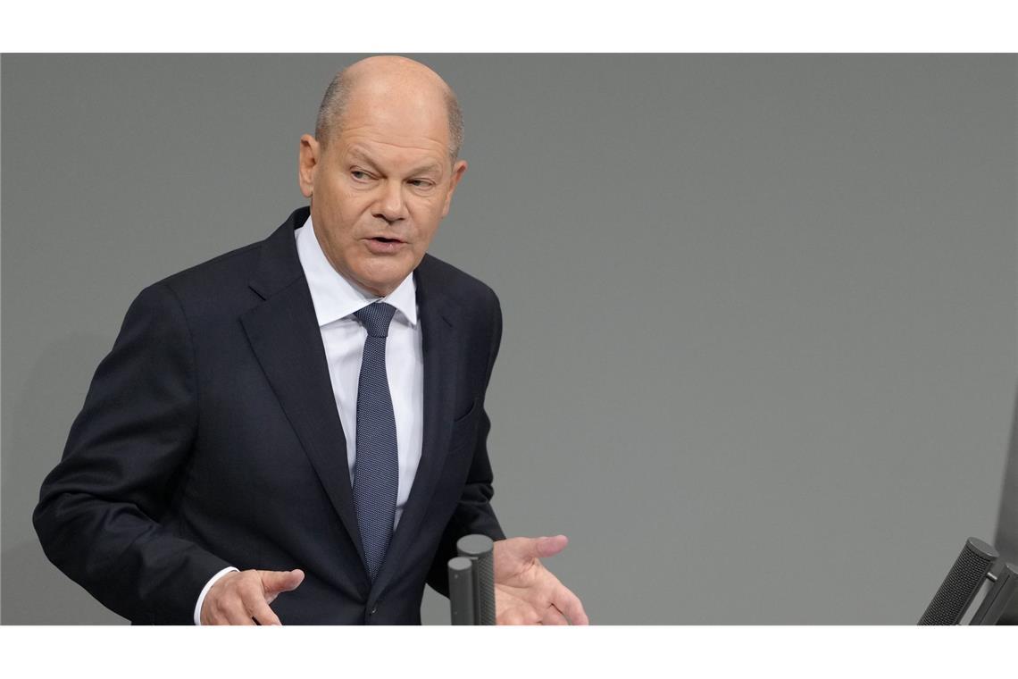 Scholz will Regierungserklärung abgeben. (Archivbild)