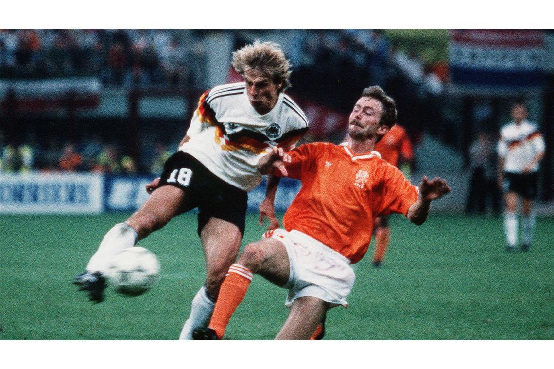 Schwabe mit Weltruf: Jürgen Klinsmann spielte für den VfB Stuttgart, Bayern München, in Italien, England und Frankreich. Nach seiner Aktivenzeit war er auch als Trainer tätig.