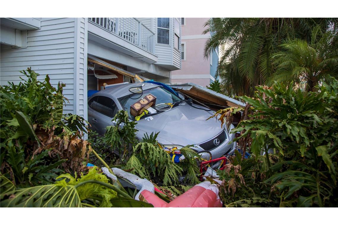 Schwere Verwüstungen in Florida durch Hurrikan Helene