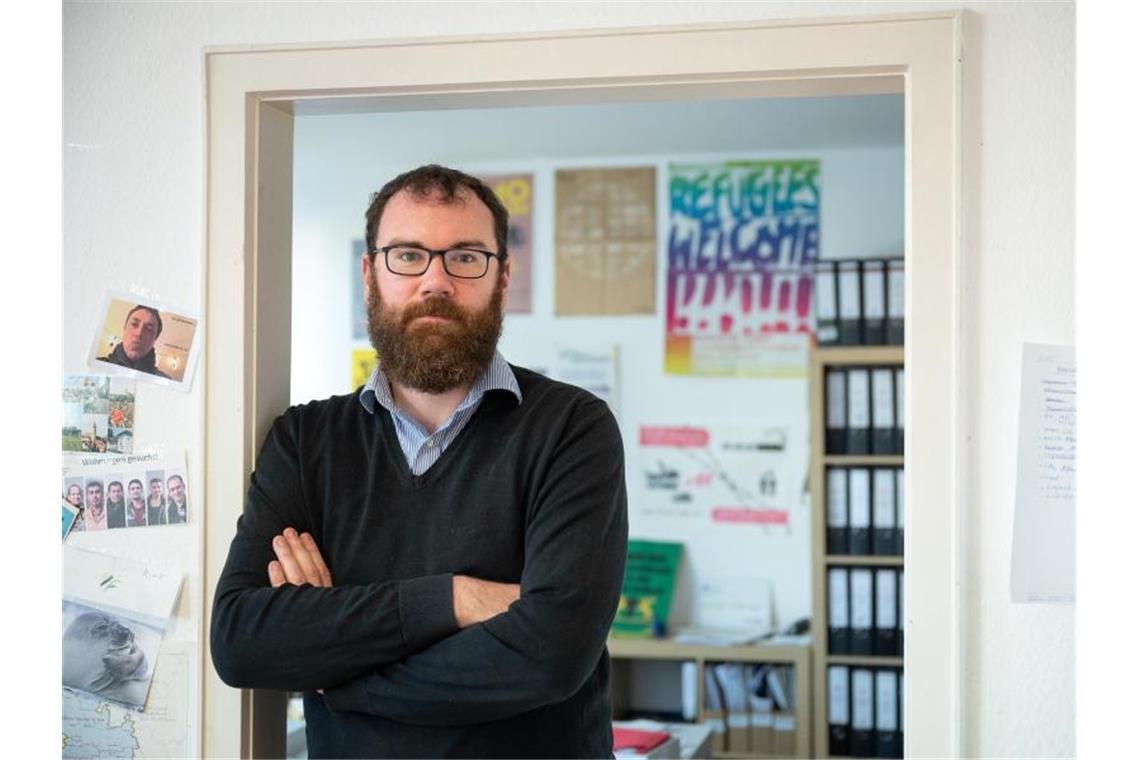 Flüchtlingsrat kritisiert Migrationspolitik der Grünen Seán McGinley, Leiter Geschäftsstelle Flüchtlingsrat Baden-Württemberg. Foto: Sebastian Gollnow/dpa