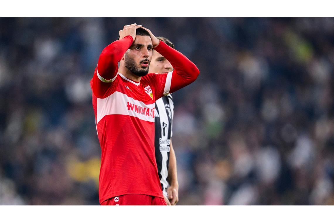 Sein Tor kurz nach der Pause wurde zurückgenommen: VfB-Stürmer Deniz Undav.