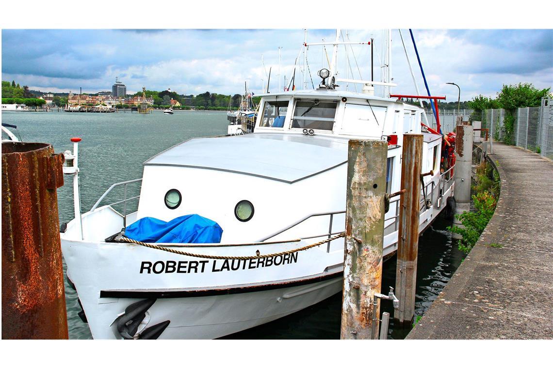 Seit 1970 dient das Schiff „Robert Lauterborn“ den Forschenden als schwimmendes Labor.