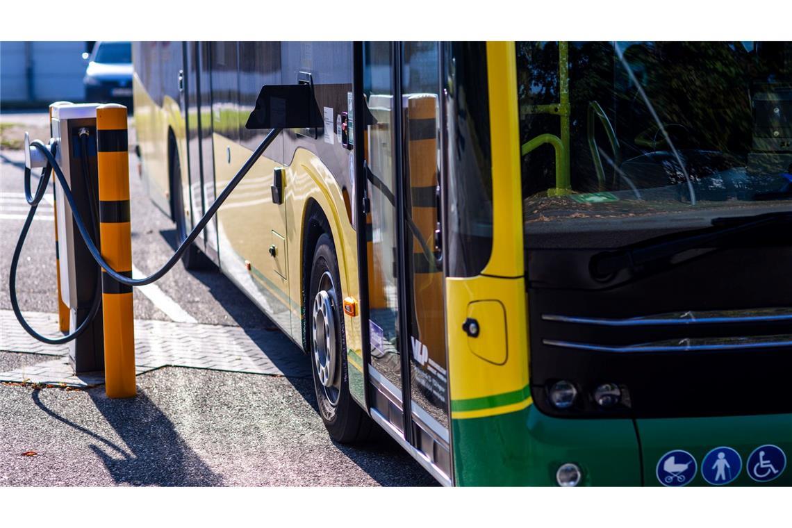 Seit 2018 fördert der Bund die Umrüstung der Busflotten in Deutschland - Tausende E-Busse sind seither im Linienverkehr unterwegs. (Archivbild)