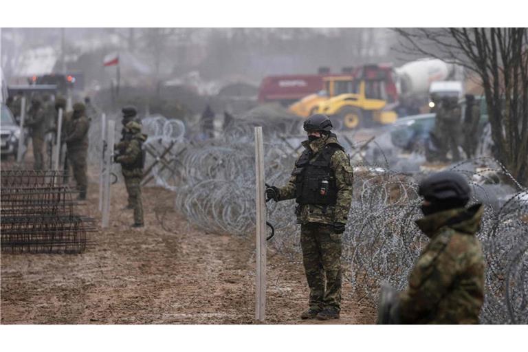 Seit 2021 ist die Lage an der Grenze zu Belarus immer wieder angespannt.