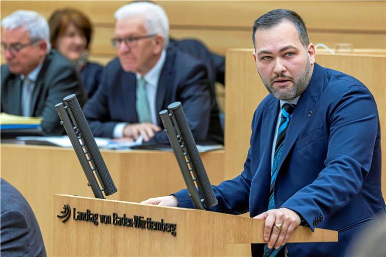 Seit 2021 ist Ruben Rupp Abgeordneter im Landtag von Baden-Württemberg, nun wurde er auch in den Bundestag gewählt. Foto: Imago