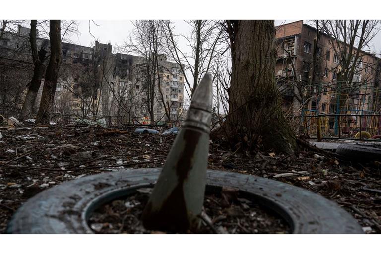 Seit 2022 ist die ostukrainische Bergarbeiterstadt Wuhledar umkämpft. Russische Truppen stehen jetzt kurz vor der Eroberung der Kleinstadt. (Archivbild)