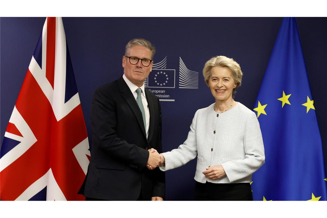 Seit dem Amtsantritt des sozialdemokratischen Premierministers Keir Starmer im Juli hat sich der Ton zwischen Brüssel und London deutlich verbessert. (Archivbild)