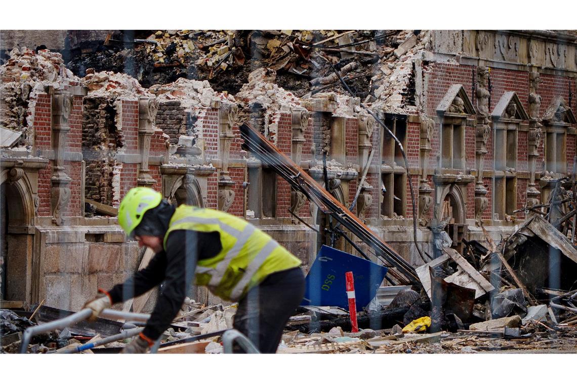 Seit dem Brand liefen und laufen umfassende Aufräum- und Wiederaufbauarbeiten in der dänischen Hauptstadt. (Archivbild)