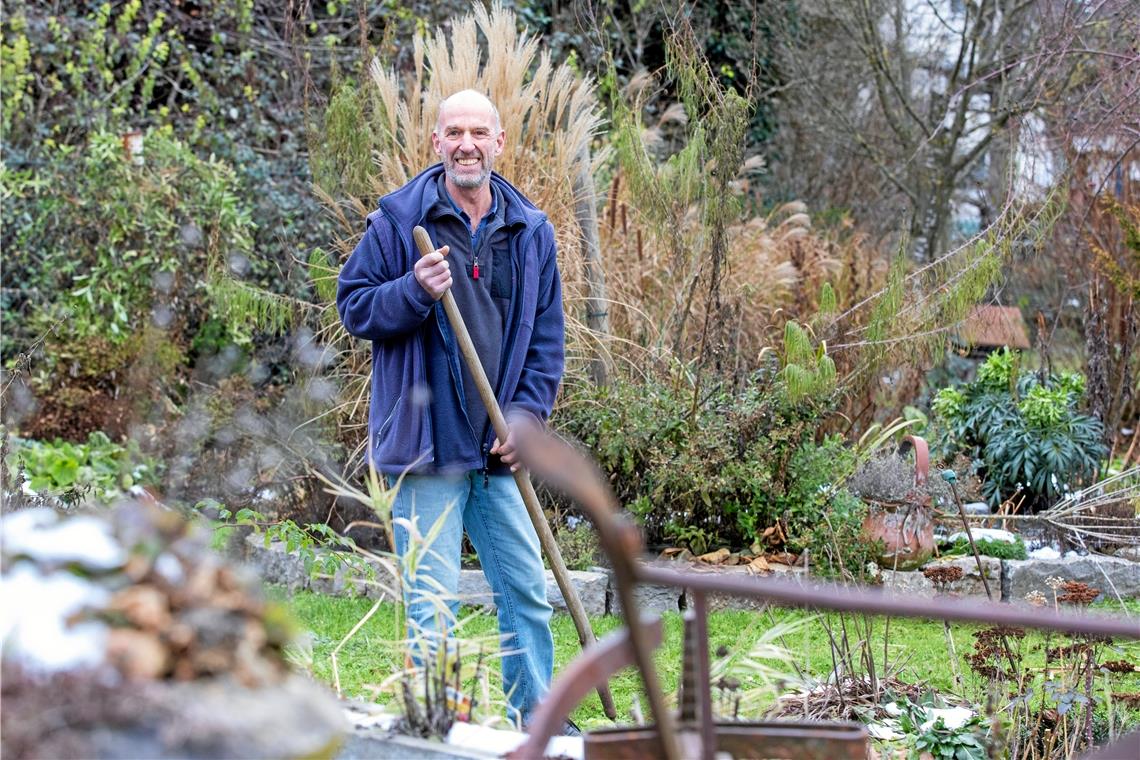 Vortrag von „Backnang blüht auf“: Die Natur wieder in den Garten holen Seit drei Jahren schreibt die Stadt Backnang einen Wettbewerb für naturnahe Gärten aus. Stefan Czech gehörte 2020 zu den Preisträgern. Archivfoto: Alexander Becher