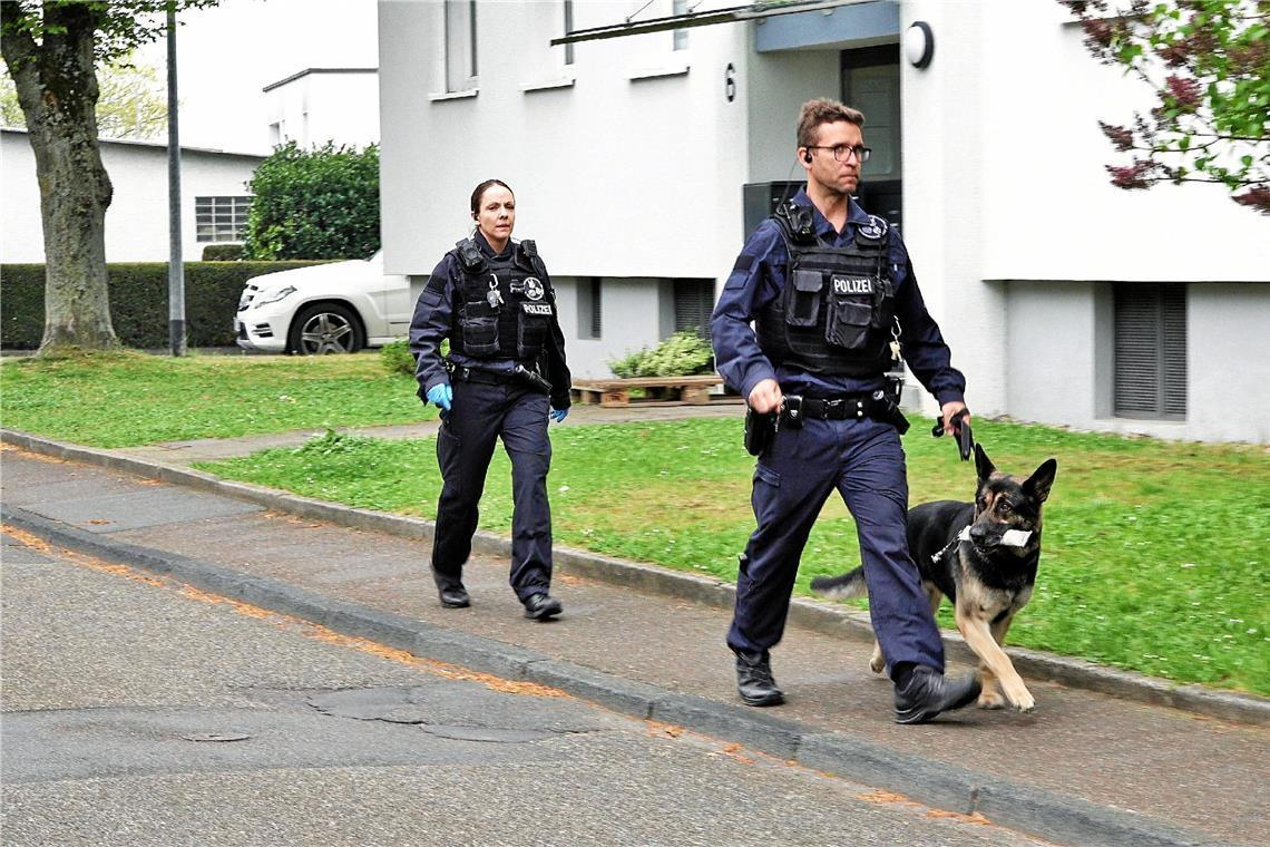SEK-Einsatz in Waiblingen-Hohenacker. Foto: 7aktuell.de/Kevin Lermer