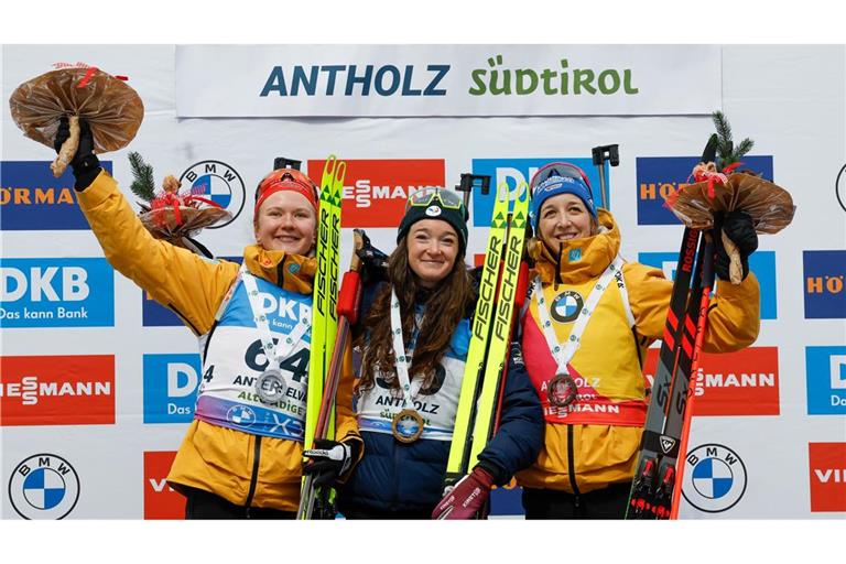 Selina Grotian (l) und Franziska Preuß (r) müssen nur einer den Vortritt lassen.